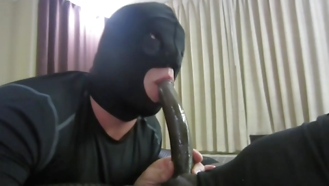 Ebony teen gets a big black cock and has a blowjob