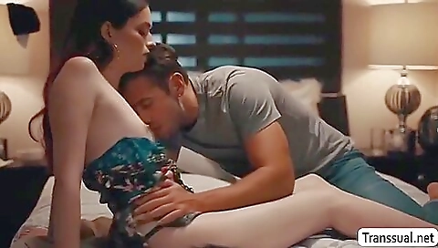Busty brunette milf gets anal fucked by a teen guy