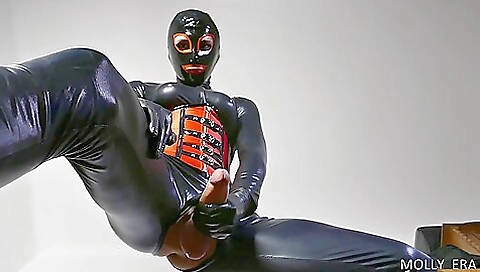 Solo foot fetish - amateur fetish with latex foot fetish