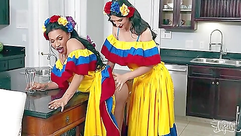Brunette and latina college sluts going to make you cum
