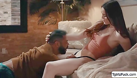 Big boobed babe fucks her tight asshole in front of you
