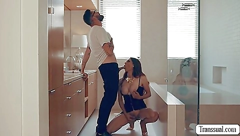Big boobs brunette stepmom gets fucked by her stepson